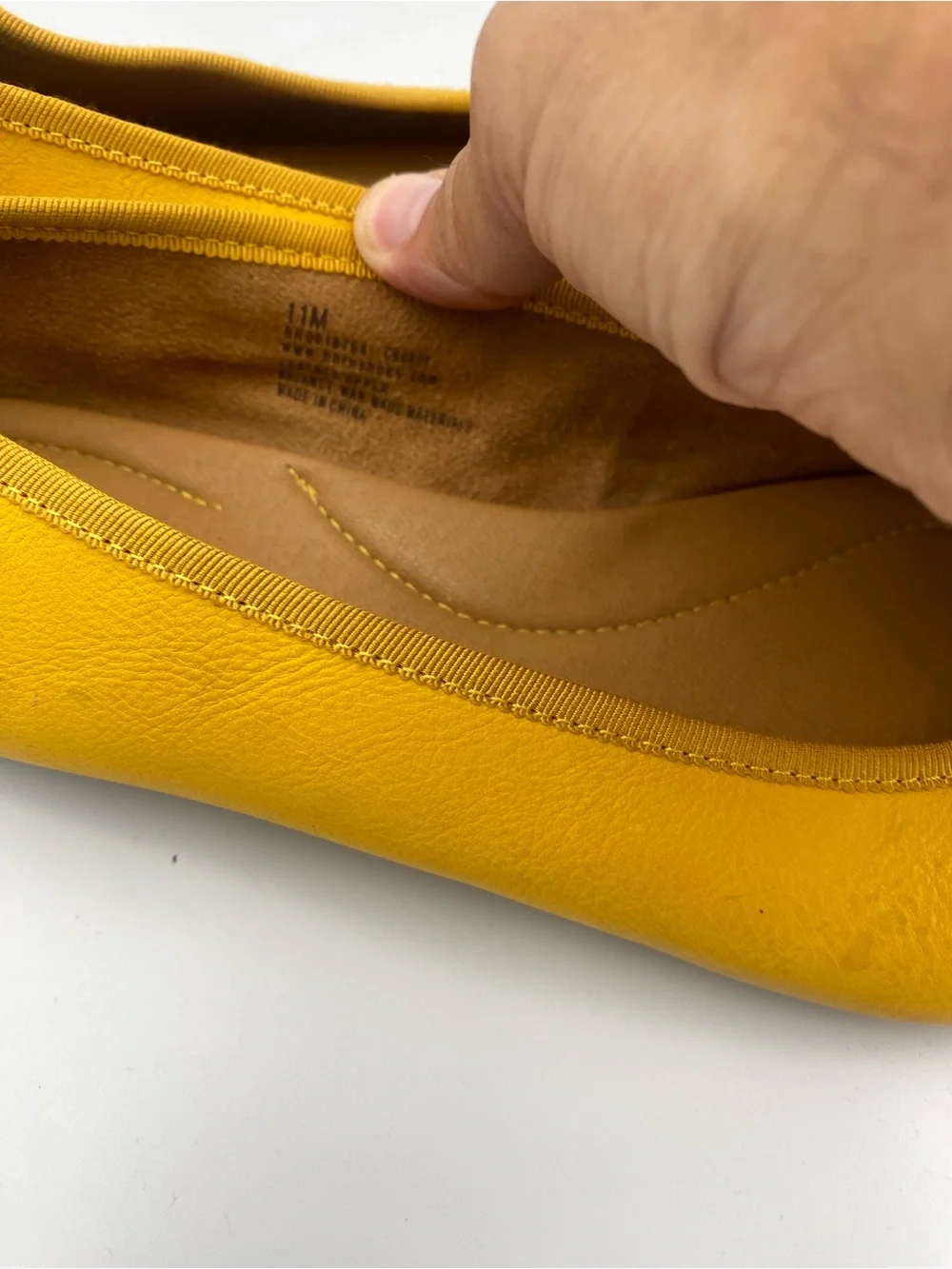 Born Women's Yellow Bow Ballet Flats